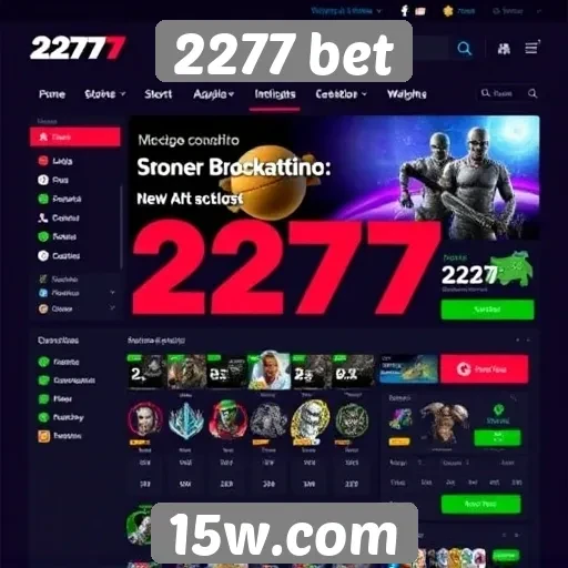 Plataforma 2277 bet tem interface amigável para usuários